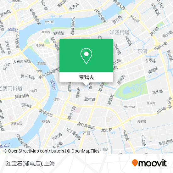 红宝石(浦电店)地图