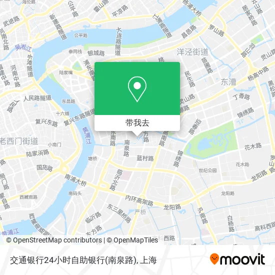 交通银行24小时自助银行(南泉路)地图