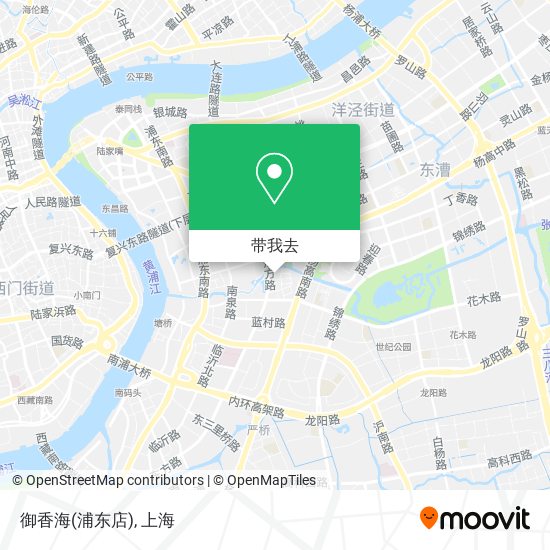 御香海(浦东店)地图