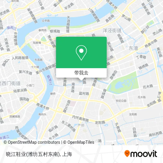 晓江鞋业(潍坊五村东南)地图