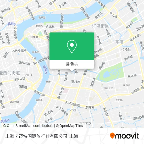 上海卡迈特国际旅行社有限公司地图