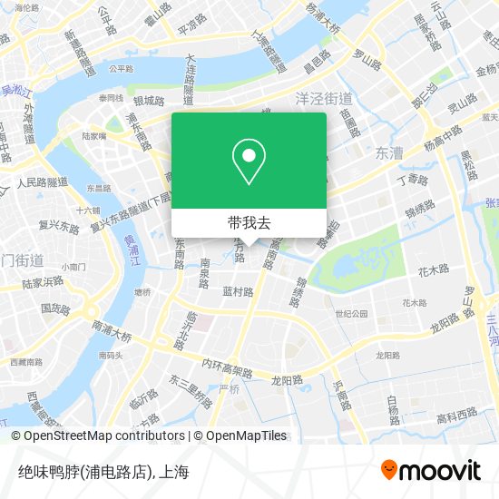 绝味鸭脖(浦电路店)地图