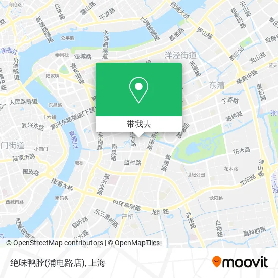 绝味鸭脖(浦电路店)地图