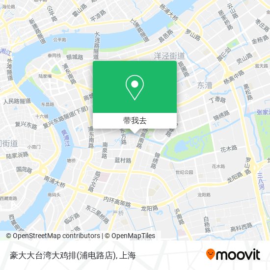 豪大大台湾大鸡排(浦电路店)地图