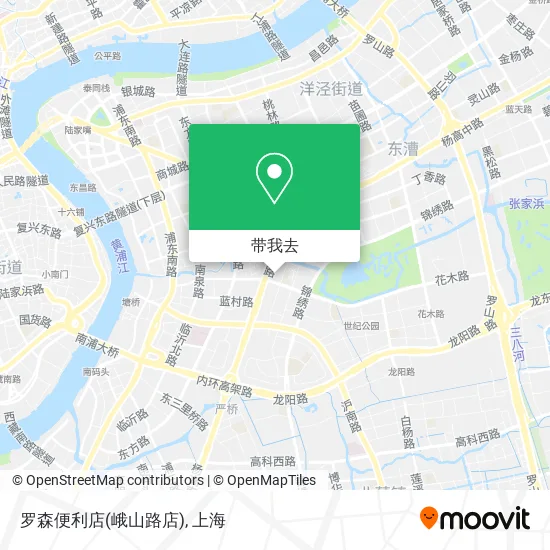 罗森便利店(峨山路店)地图
