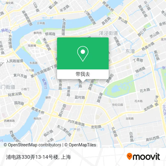 浦电路330弄13-14号楼地图