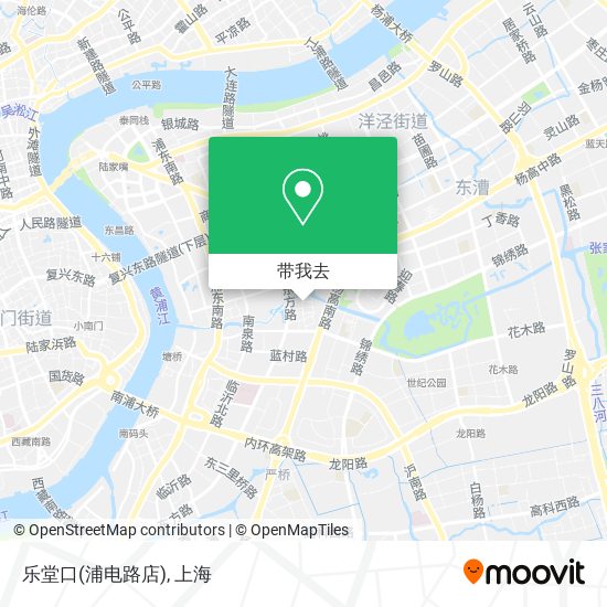 乐堂口(浦电路店)地图