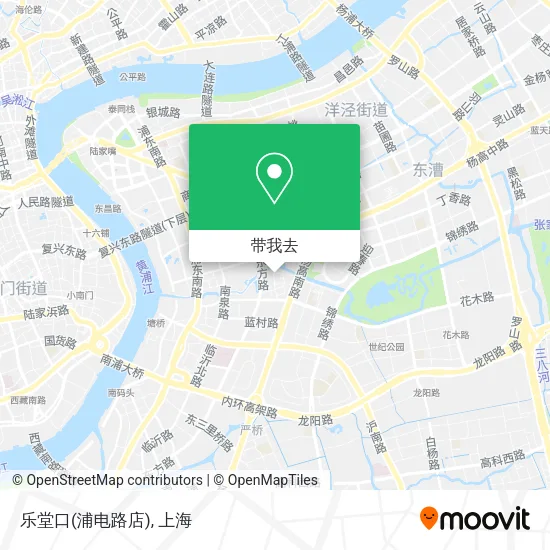 乐堂口(浦电路店)地图