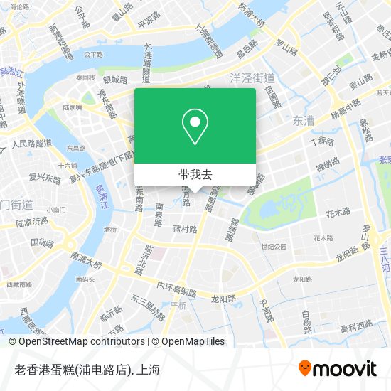 老香港蛋糕(浦电路店)地图