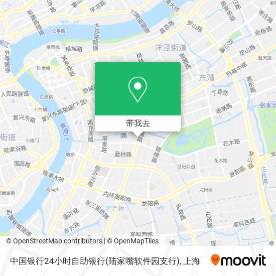 中国银行24小时自助银行(陆家嘴软件园支行)地图