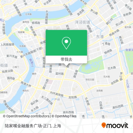 陆家嘴金融服务广场-正门地图