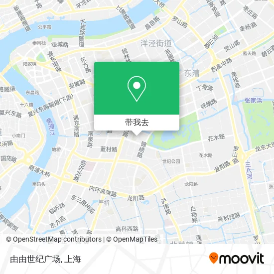 由由世纪广场地图