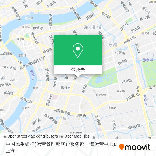 中国民生银行(运营管理部客户服务部上海运营中心)地图