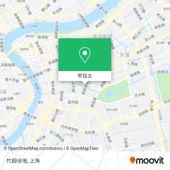 竹园绿地地图