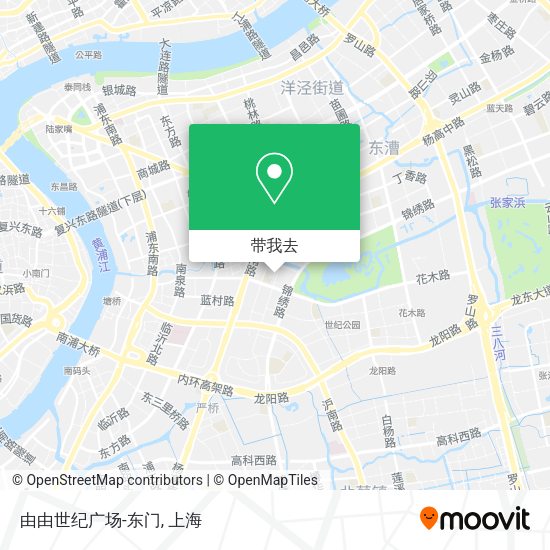 由由世纪广场-东门地图