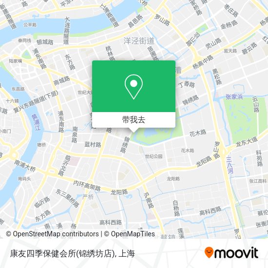 康友四季保健会所(锦绣坊店)地图