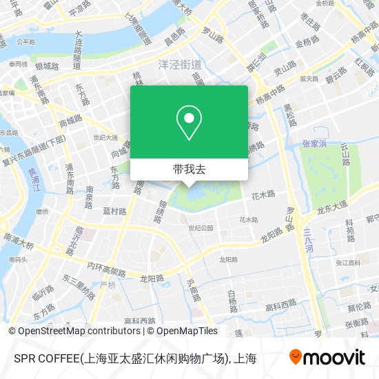 SPR COFFEE(上海亚太盛汇休闲购物广场)地图