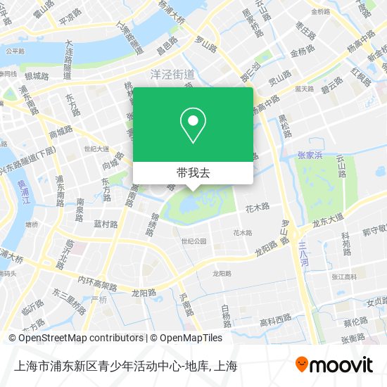 上海市浦东新区青少年活动中心-地库地图
