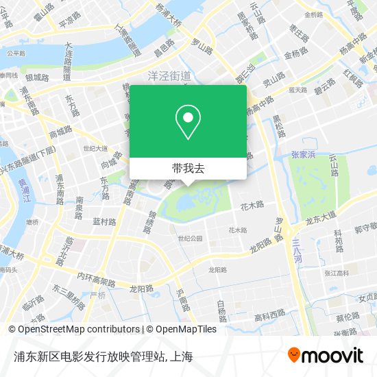 浦东新区电影发行放映管理站地图