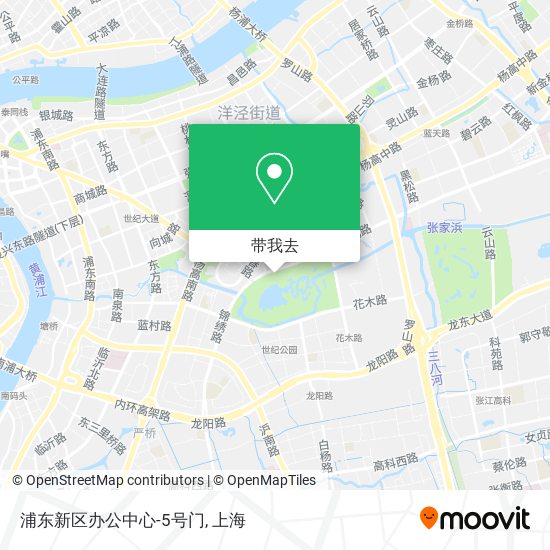 浦东新区办公中心-5号门地图