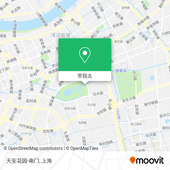 天安花园-南门地图
