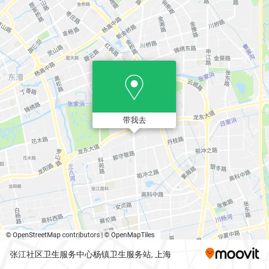 张江社区卫生服务中心杨镇卫生服务站地图
