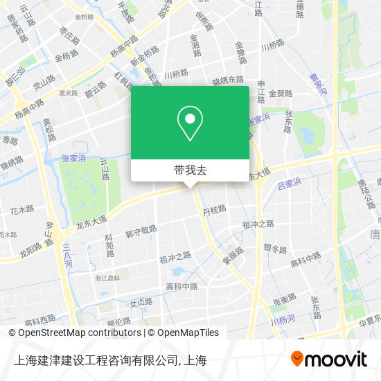 上海建津建设工程咨询有限公司地图