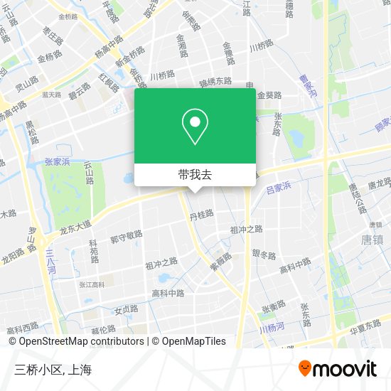 三桥小区地图