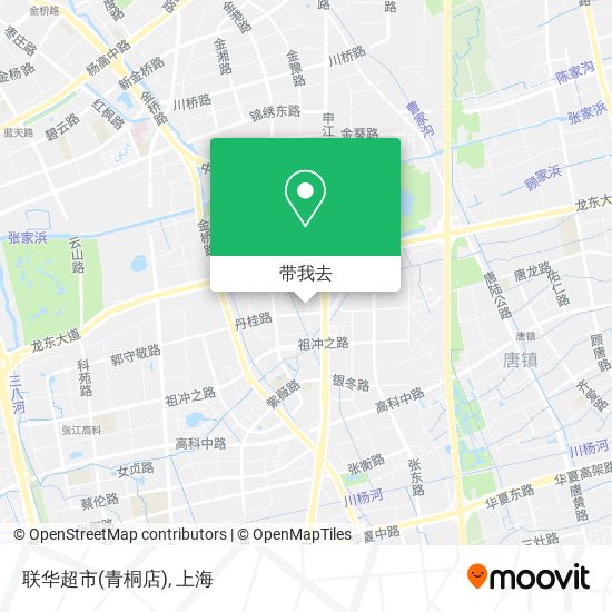 联华超市(青桐店)地图