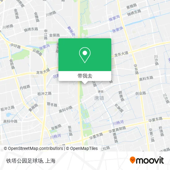 铁塔公园足球场地图