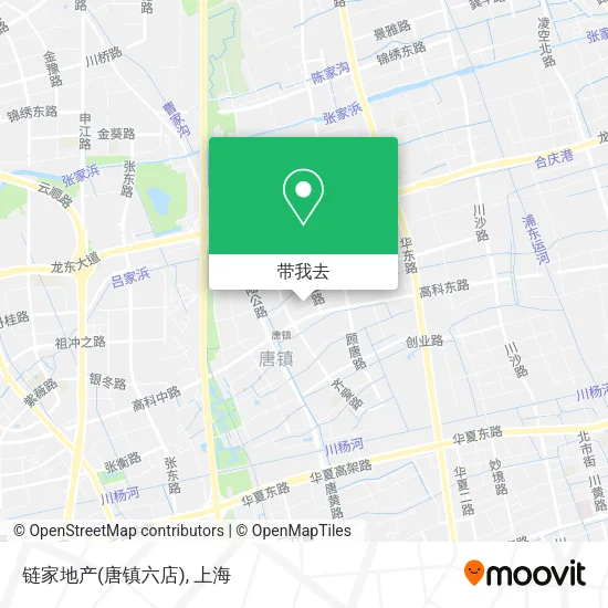链家地产(唐镇六店)地图