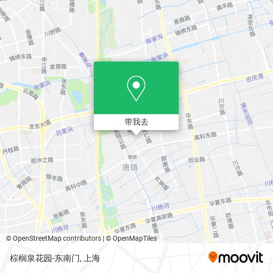 棕榈泉花园-东南门地图