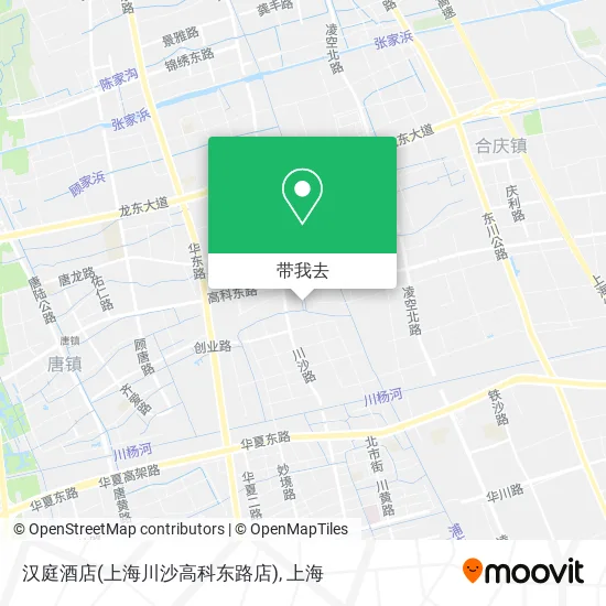 汉庭酒店(上海川沙高科东路店)地图