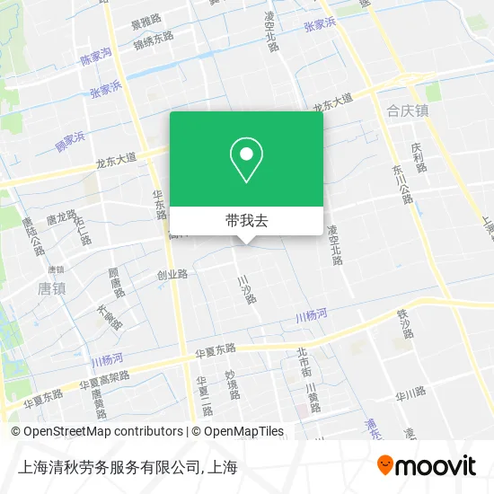 上海清秋劳务服务有限公司地图