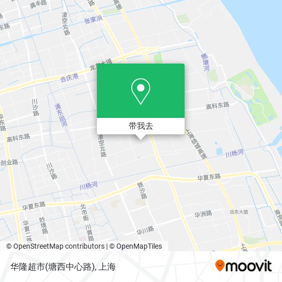 华隆超市(塘西中心路)地图