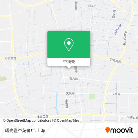 曙光盈杏苑餐厅地图