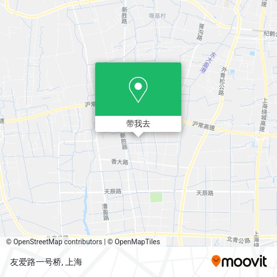 友爱路一号桥地图