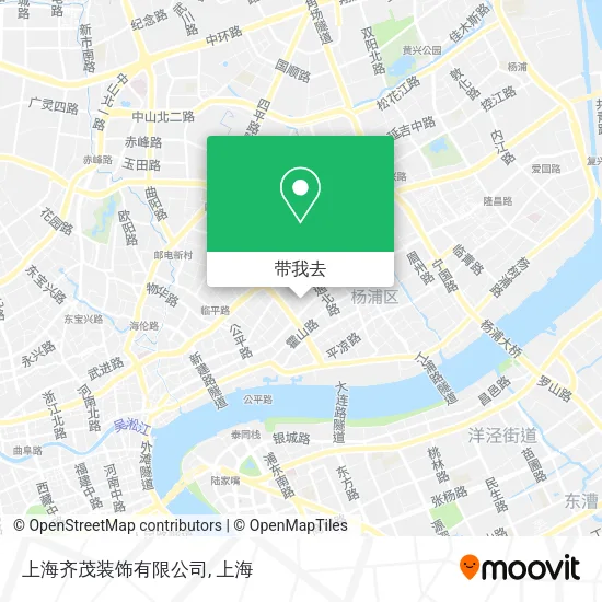 上海齐茂装饰有限公司地图