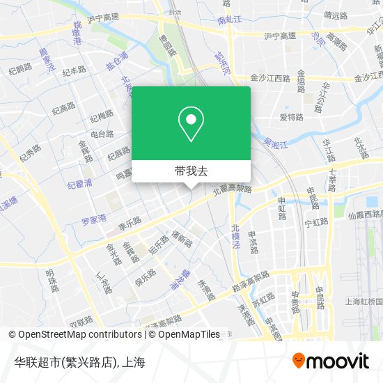华联超市(繁兴路店)地图