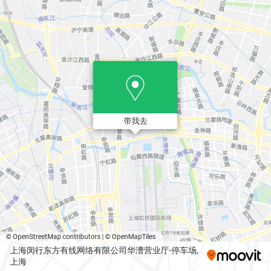 上海闵行东方有线网络有限公司华漕营业厅-停车场地图