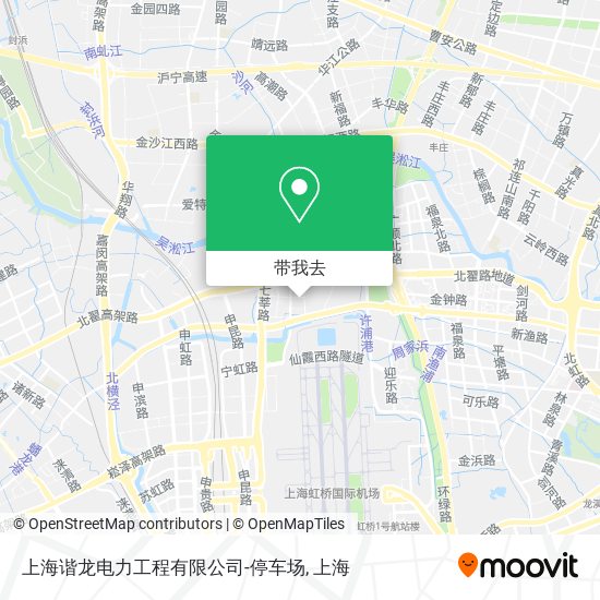 上海谐龙电力工程有限公司-停车场地图