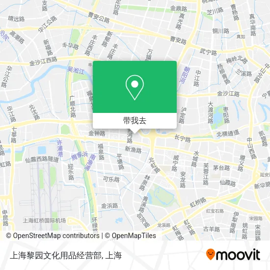 上海黎园文化用品经营部地图