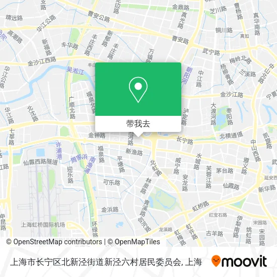 上海市长宁区北新泾街道新泾六村居民委员会地图