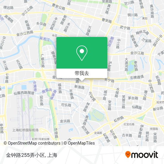 金钟路255弄小区地图