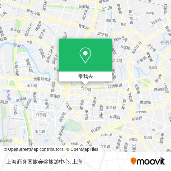 上海商务国旅会奖旅游中心地图