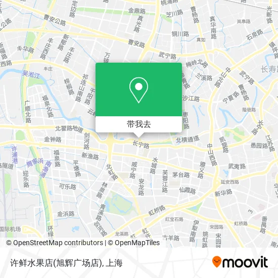 许鲜水果店(旭辉广场店)地图