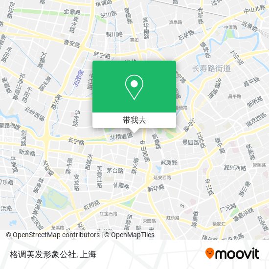 格调美发形象公社地图