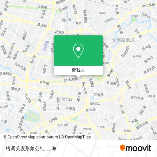 格调美发形象公社地图