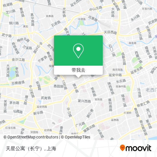 天星公寓（长宁）地图