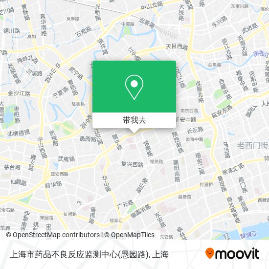 上海市药品不良反应监测中心(愚园路)地图